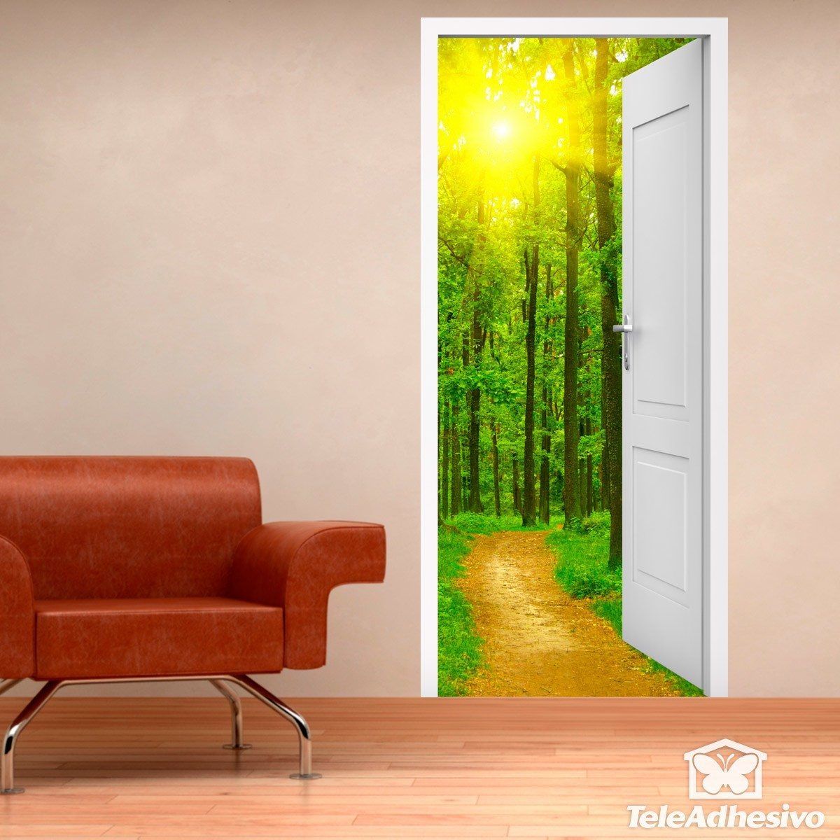 Wall Stickers: Open door to the forest