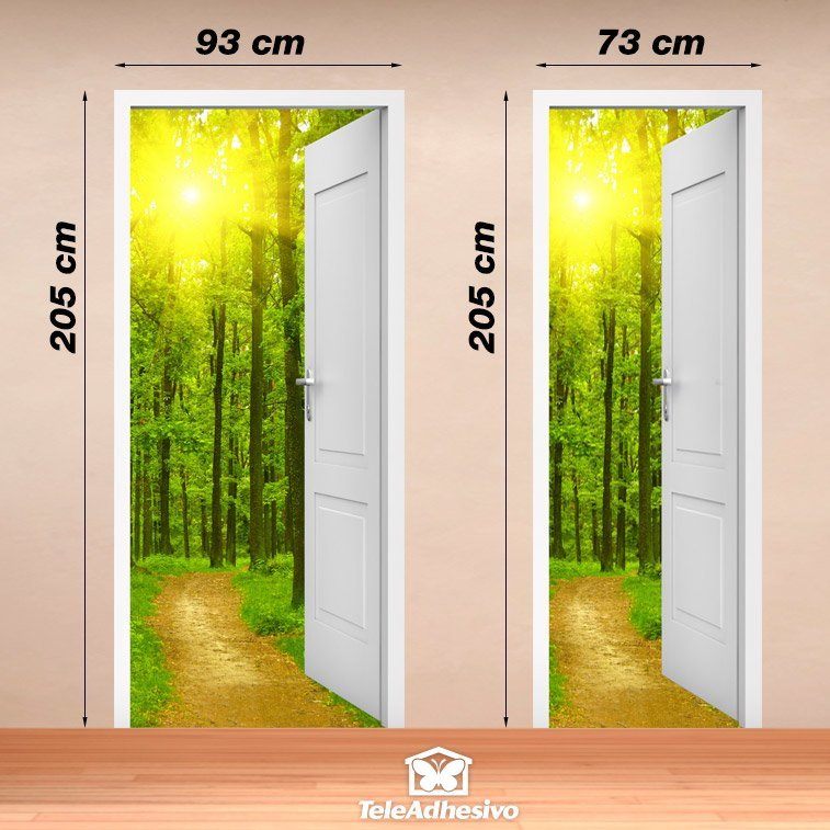 Wall Stickers: Open door to the forest