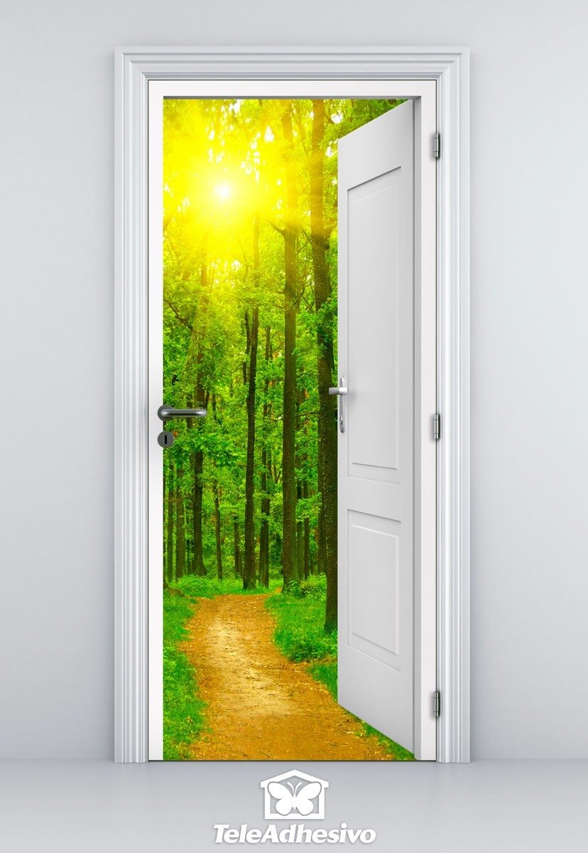 Wall Stickers: Open door to the forest