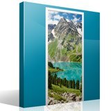 Wall Stickers: Mountain gate and lake 7