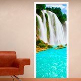 Wall Stickers: Door waterfall  3