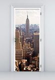 Wall Stickers: Door view of the Empire State Building 5