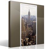 Wall Stickers: Door view of the Empire State Building 7