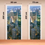 Wall Stickers: Skyscraper door in New York 4