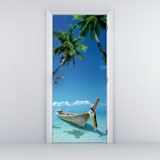 Wall Stickers: Door Boat in the Caribbean 4