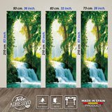 Wall Stickers: Door Stickers Waterfall in the Forest 3