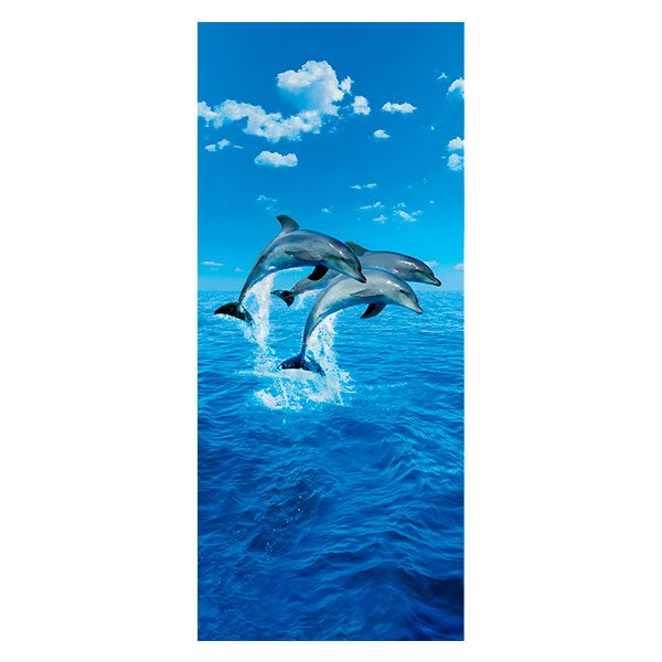 Wall Stickers: Dolphins jumping 