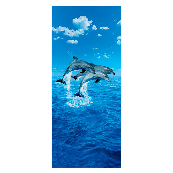 Wall Stickers: Dolphins jumping 