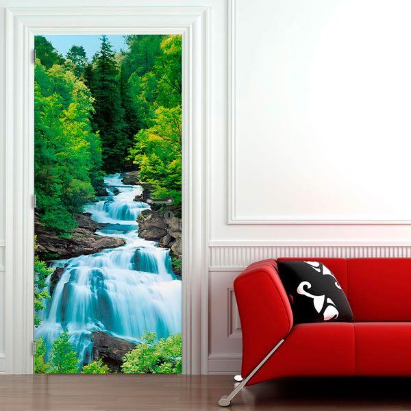 Wall Stickers: Waterfall through the trees