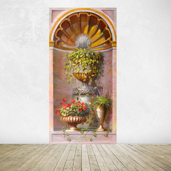 Wall Stickers: Niche with flowers