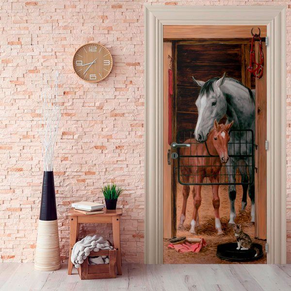 Wall Stickers: Horse stables