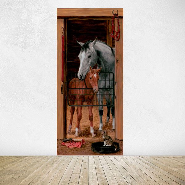 Wall Stickers: Horse stables