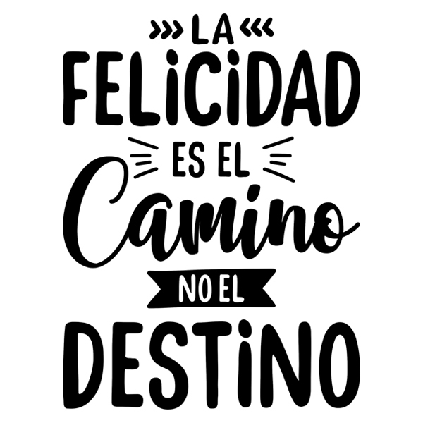 Wall Stickers: La felicidad es el camino