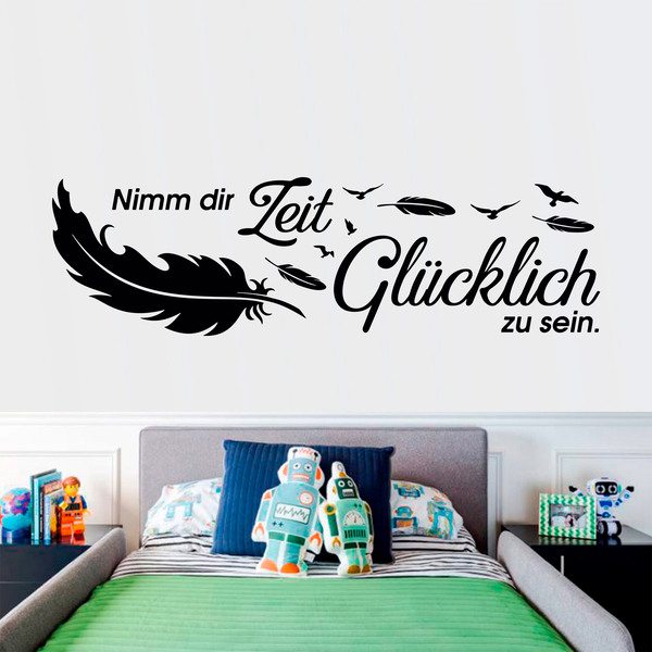 Wall Stickers: Nimm dir Zeit, um glücklich zu sein