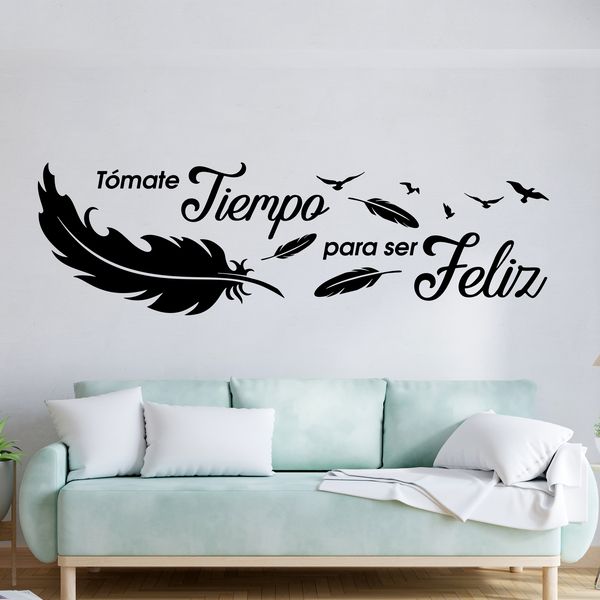 Wall Stickers: Tómate tiempo para ser feliz