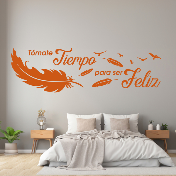 Wall Stickers: Tómate tiempo para ser feliz