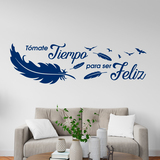 Wall Stickers: Tómate tiempo para ser feliz 3