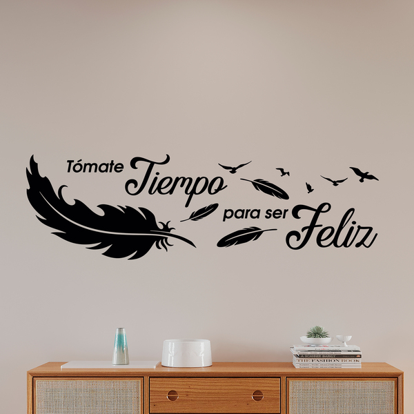 Wall Stickers: Tómate tiempo para ser feliz