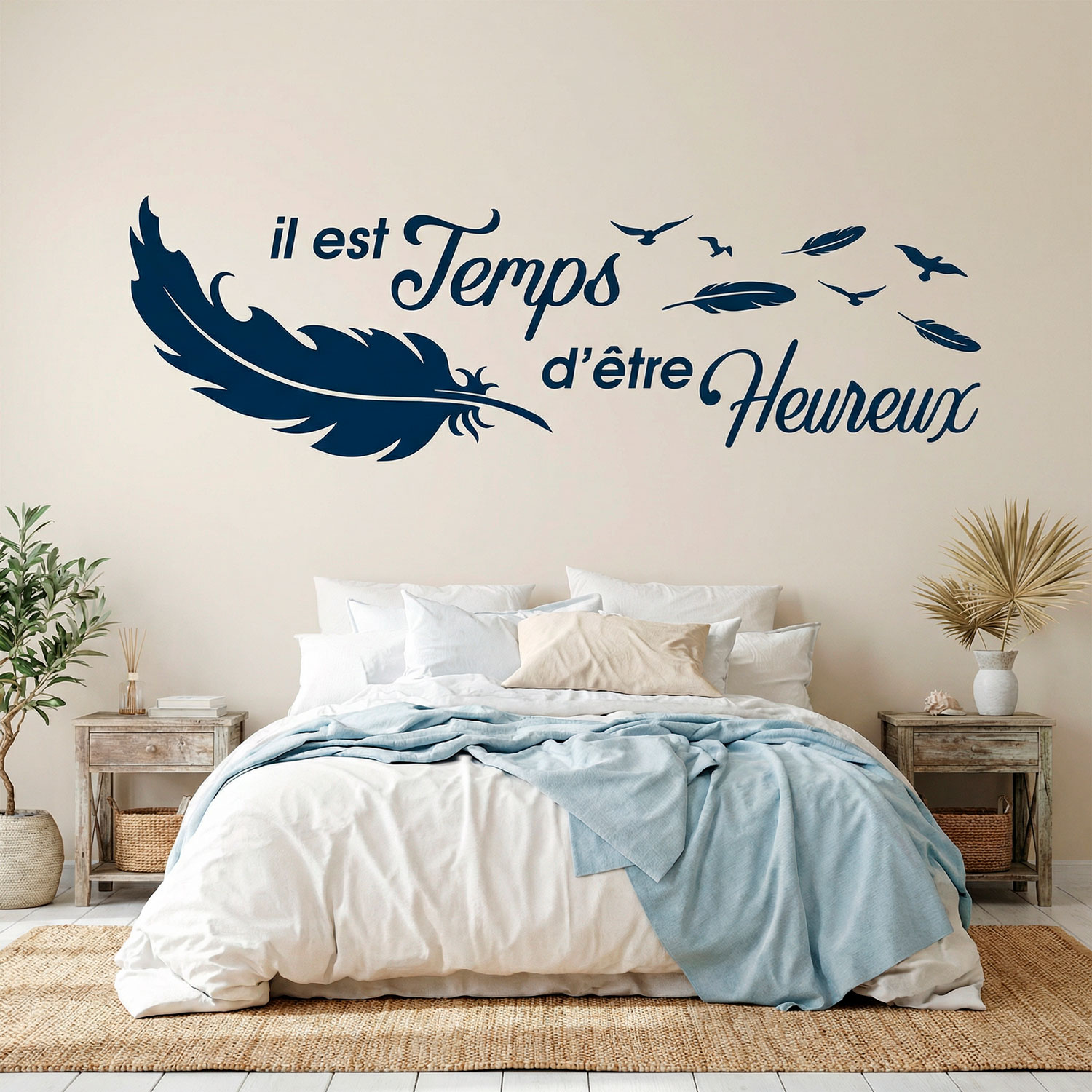 Wall Stickers: Il est temps d'&ecirc;tre Heureux