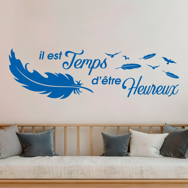 Wall Stickers: Il est temps d'être Heureux