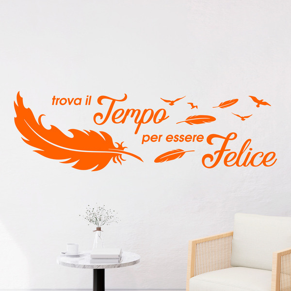 Wall Stickers: Trova il tempo per essere felice