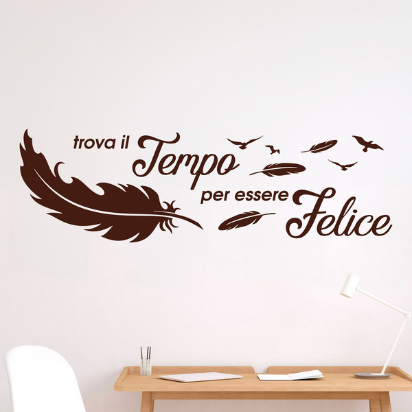 Wall Stickers: Trova il tempo per essere felice