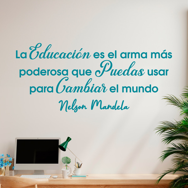 Wall Stickers: La educación es la arma más poderosa