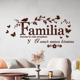 Wall Stickers: Familia, donde la vida empieza 2