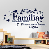 Wall Stickers: Familia, donde la vida empieza 3
