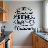 Wall Stickers: Ici Tombent en Ruine les Merveilles de la Cuisine 14