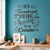 Wall Stickers: Ici Tombent en Ruine les Merveilles de la Cuisine 18