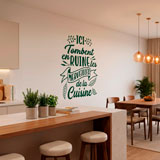 Wall Stickers: Ici Tombent en Ruine les Merveilles de la Cuisine 4