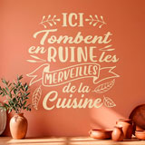 Wall Stickers: Ici Tombent en Ruine les Merveilles de la Cuisine 6