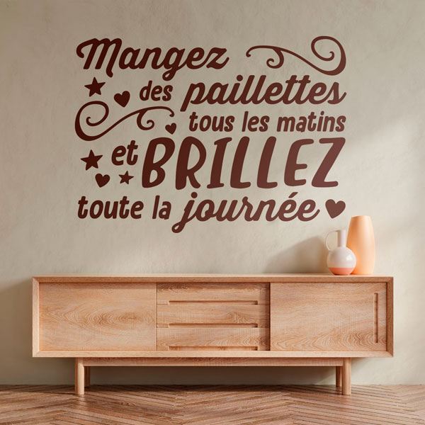 Wall Stickers: Brille Toute la Journée