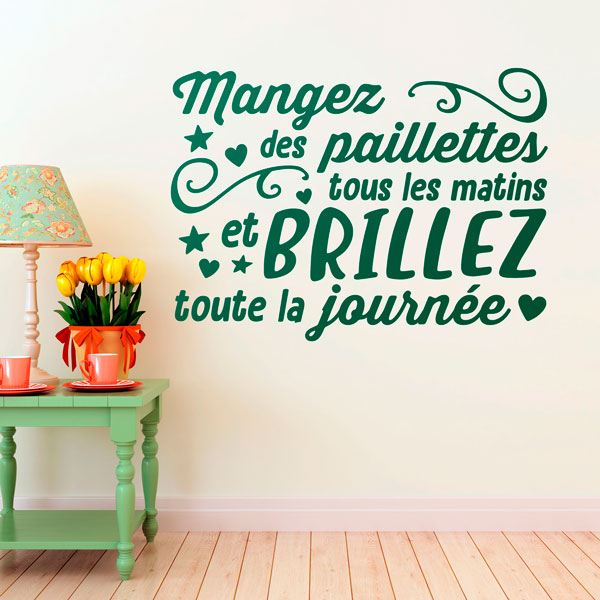 Wall Stickers: Brille Toute la Journée