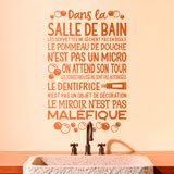 Wall Stickers: Dans la Salle de Bain 2