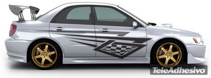 Car & Motorbike Stickers: Racing Kit 23 2