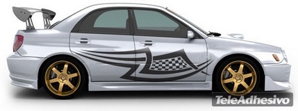 Car & Motorbike Stickers: Racing Kit 28 2