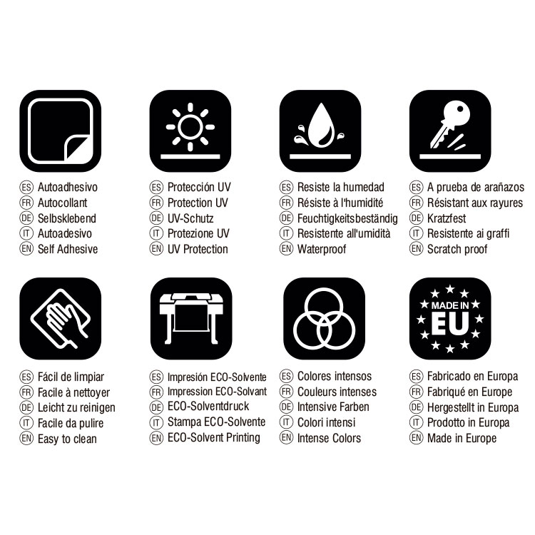 Car & Motorbike Stickers: French Number