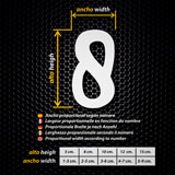 Car & Motorbike Stickers: Cherish Numbers in Large Format 2