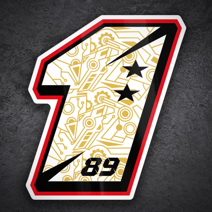 Car & Motorbike Stickers: Jorge Martín MotoGP Number 1