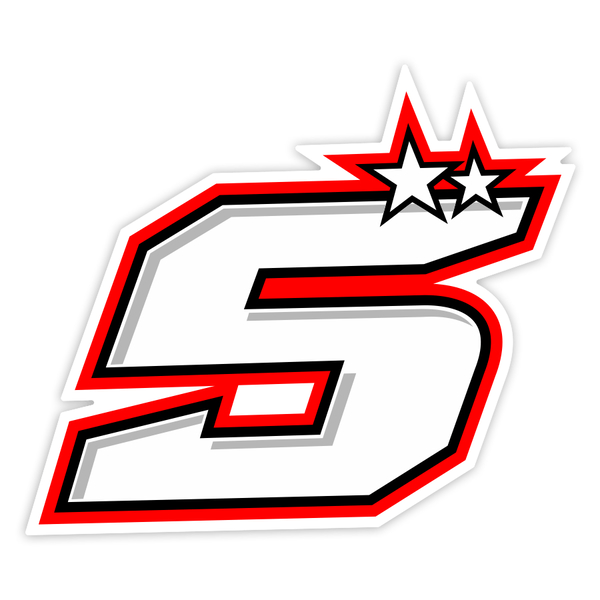 Car & Motorbike Stickers: Johann Zarco Number 5 MotoGP