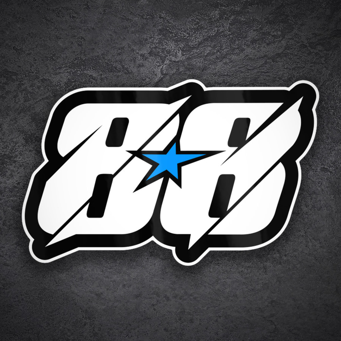 Car & Motorbike Stickers: Miguel Oliveira Number 88 MotoGP