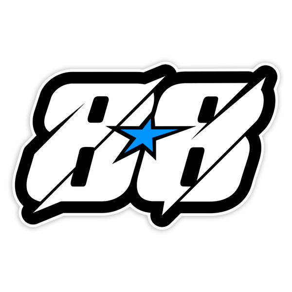 Car & Motorbike Stickers: Miguel Oliveira Number 88 MotoGP