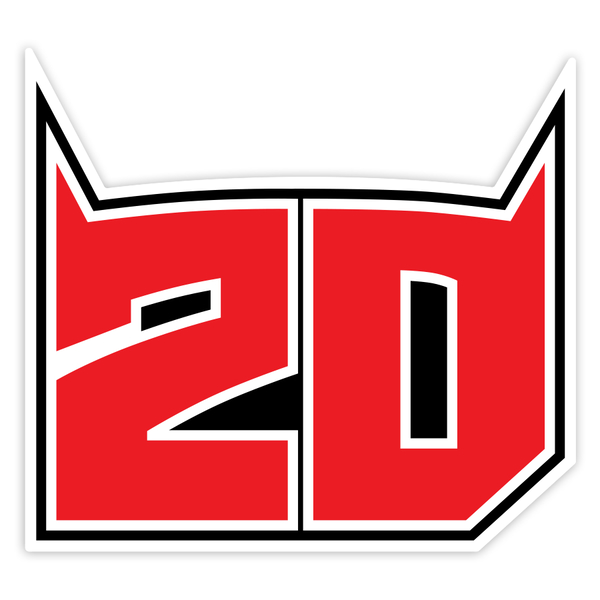Car & Motorbike Stickers: Fabio Quartararo Number 20 MotoGP