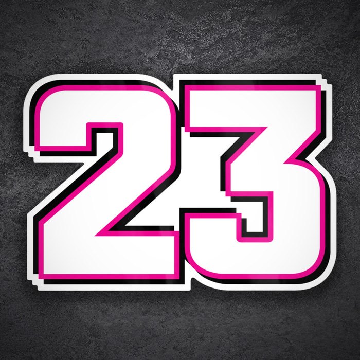 Car & Motorbike Stickers: Enea Bastianini Number 23 MotoGP