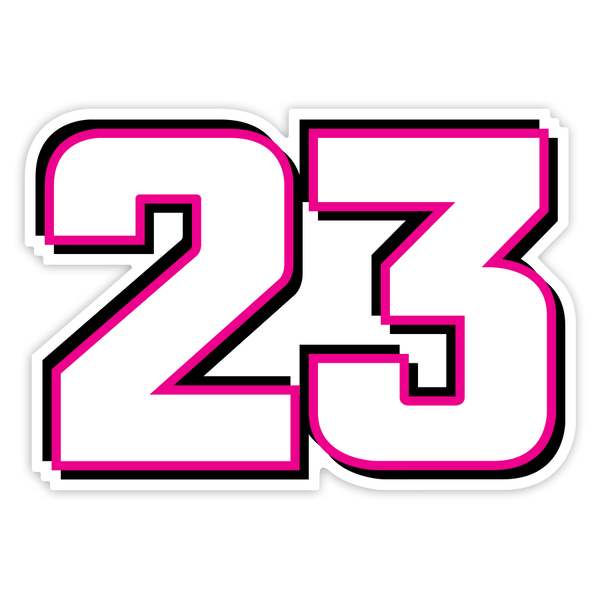 Car & Motorbike Stickers: Enea Bastianini Number 23 MotoGP