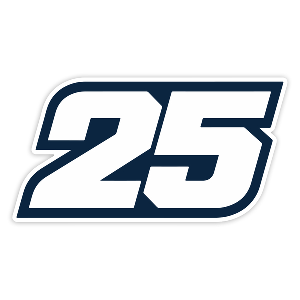 Car & Motorbike Stickers: Raúl Fernández Number 25 MotoGP