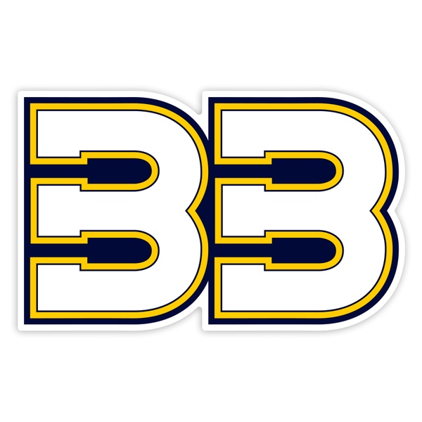 Car & Motorbike Stickers: Brad Binder Number 33 in Bold Format