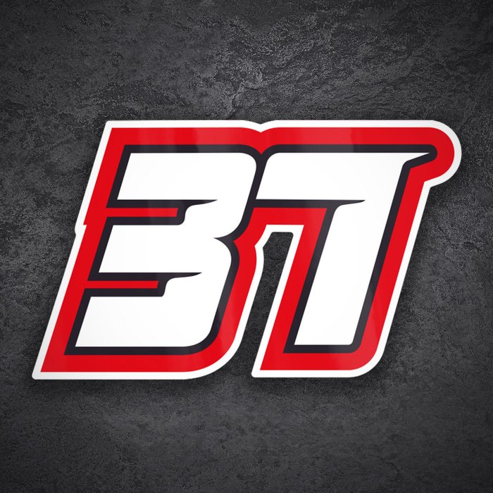 Car & Motorbike Stickers: Pedro Acosta Number 37 MotoGP